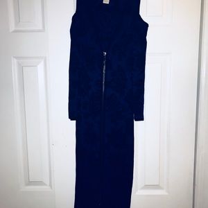 Cache Black and Blue Dress